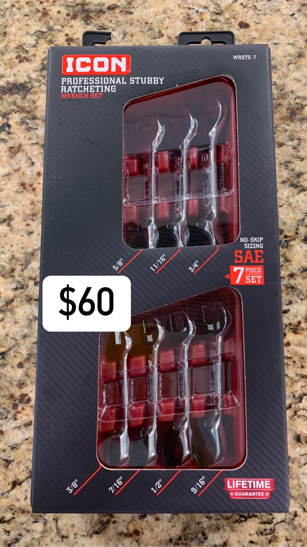 Icon 7pc SAE Stubby Ratcheting Wrench Set 21947 for Sale in Glendale, AZ OfferUp