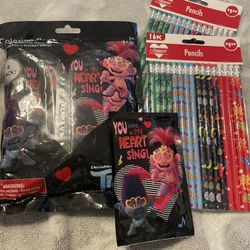 Valentines Cards And Pencils 