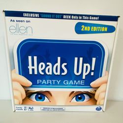 Heads Up! Party Game 2nd Edition SpinMaster 2015 Complete Like-New Condition