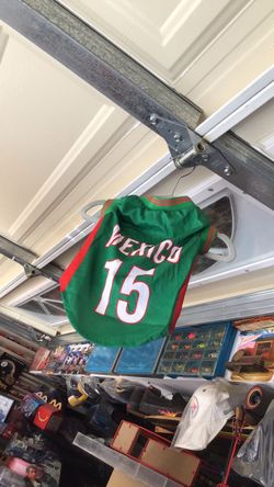 Mexico national team style pet sports jersey size S to M
