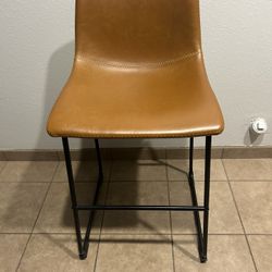Leather Bar Stool Chair 