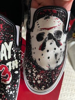 Vans Friday the 13th Jason Voorhees Slip-On Sneakers