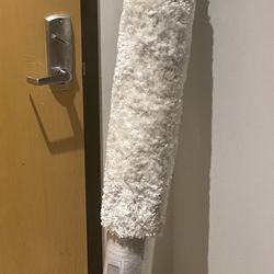 White Grey Shag Rug 5’x7’ - NEW