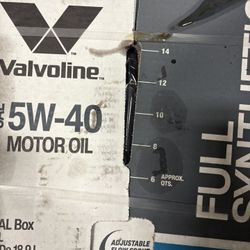 5 Gallon Valvoline Motor Oil 