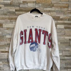 90s New York Giants white crewneck sweatshirt
