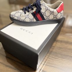 Gucci Kids Ace GG Supreme Sneakers