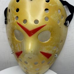 Jason Voorhees Friday The 13th Hockey Horror Scary Halloween 8”x9.75” Mask