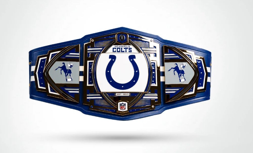 Colts WWE Heavyweight Belt Signed