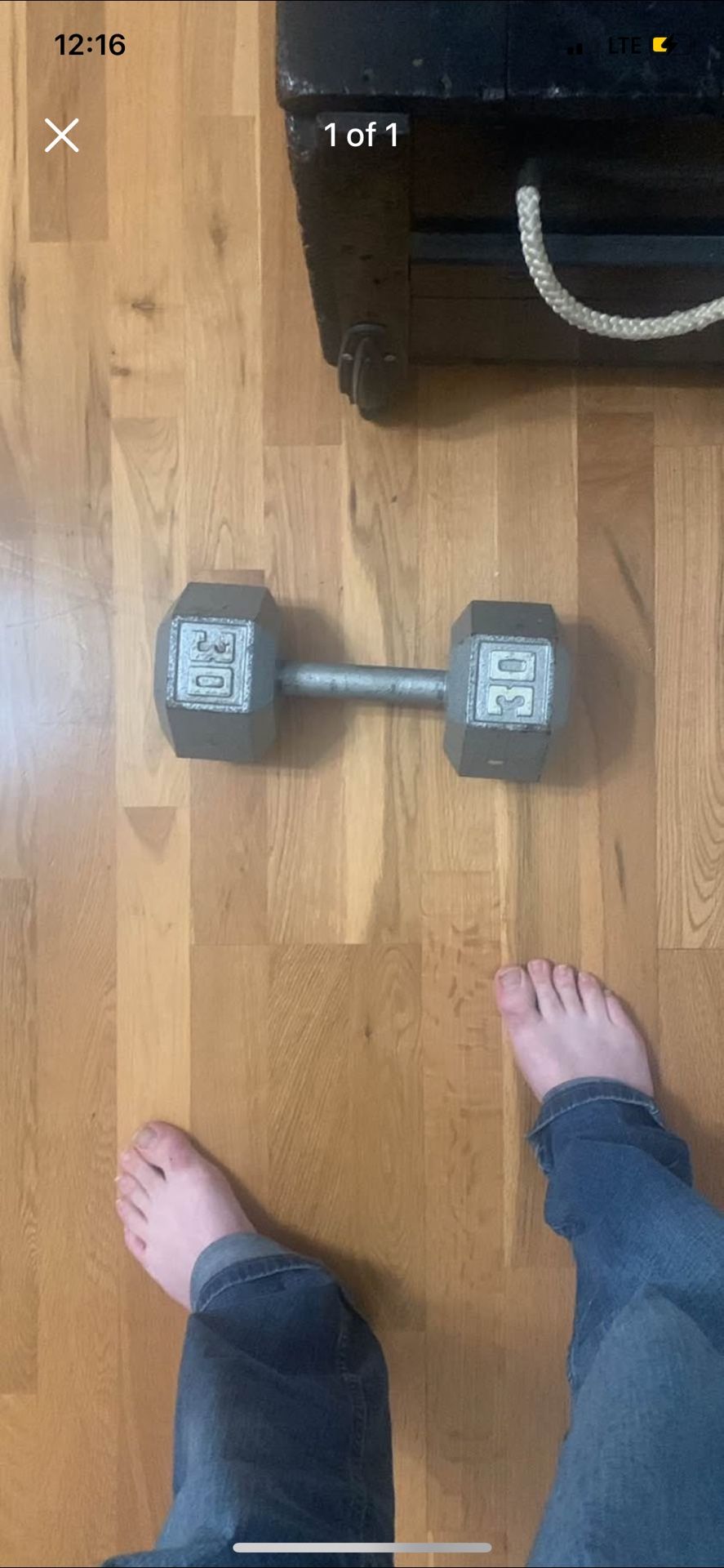 30 Pound Dumbbell