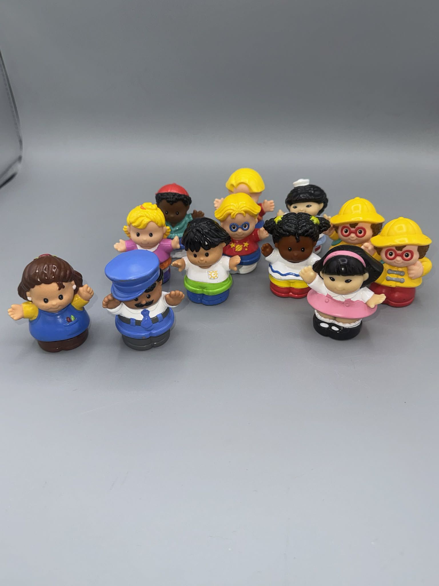 Teacher Students Bus driver Little People Set