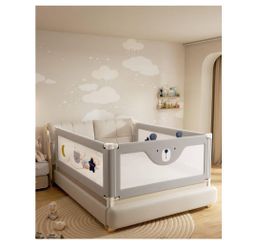 Baby three piece queen bed rail