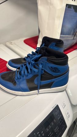 Air Jordan 1 High Blue Black Sneakers
