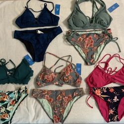Women’s Two Piece Swimsuits (with Tags)
