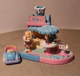 VINTAGE 1994 BLUEBIRD Mimi & The Goo Goo's Big Bite Burger Bar Cafe Playset