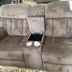 [OM] 🟪 Only $45 initial then take it home 🏡 Brand New  Bravo Manual Reclining Sofa And Loveseat 