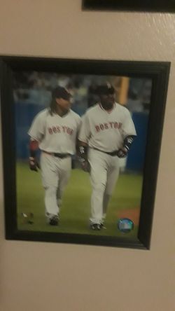 Blazers and Red Sox framed