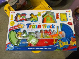Electric Train Track Playset