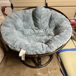 Papasan Chair With Cushion