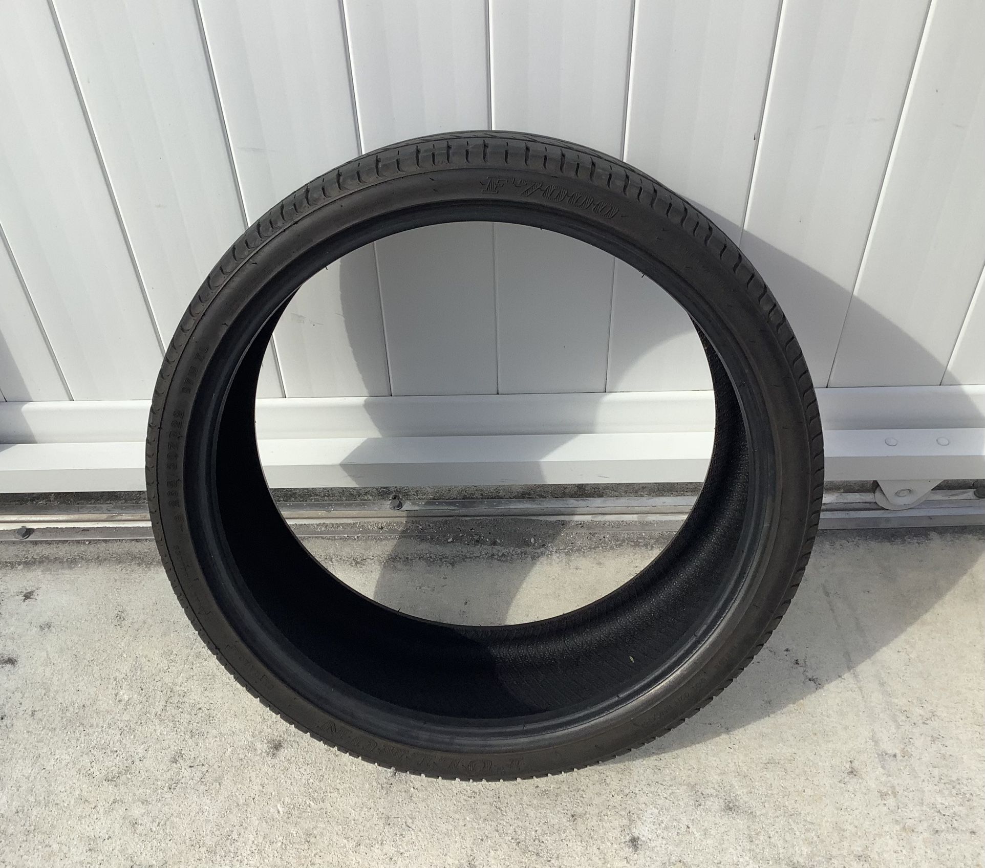 1 Used Fullrun F7000 - 265/30ZR22 Tires 265 30 22 70% Treadwear Left