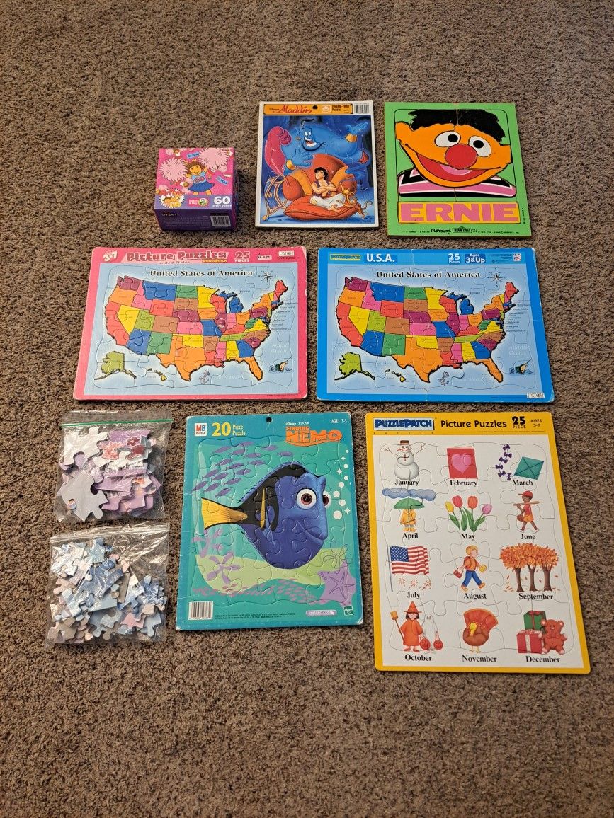 Children's Puzzle Lot
