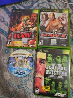 Wwe xbox game lot