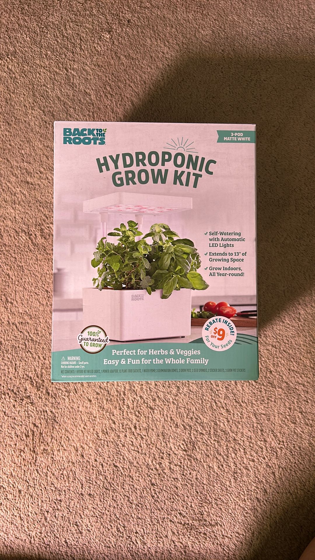 Back to the Roots Hydroponic Kit - NIB