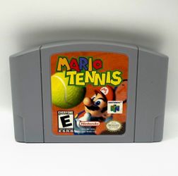 Mario Tennis Nintendo 64 Authentic Tested Cartridge Only N64