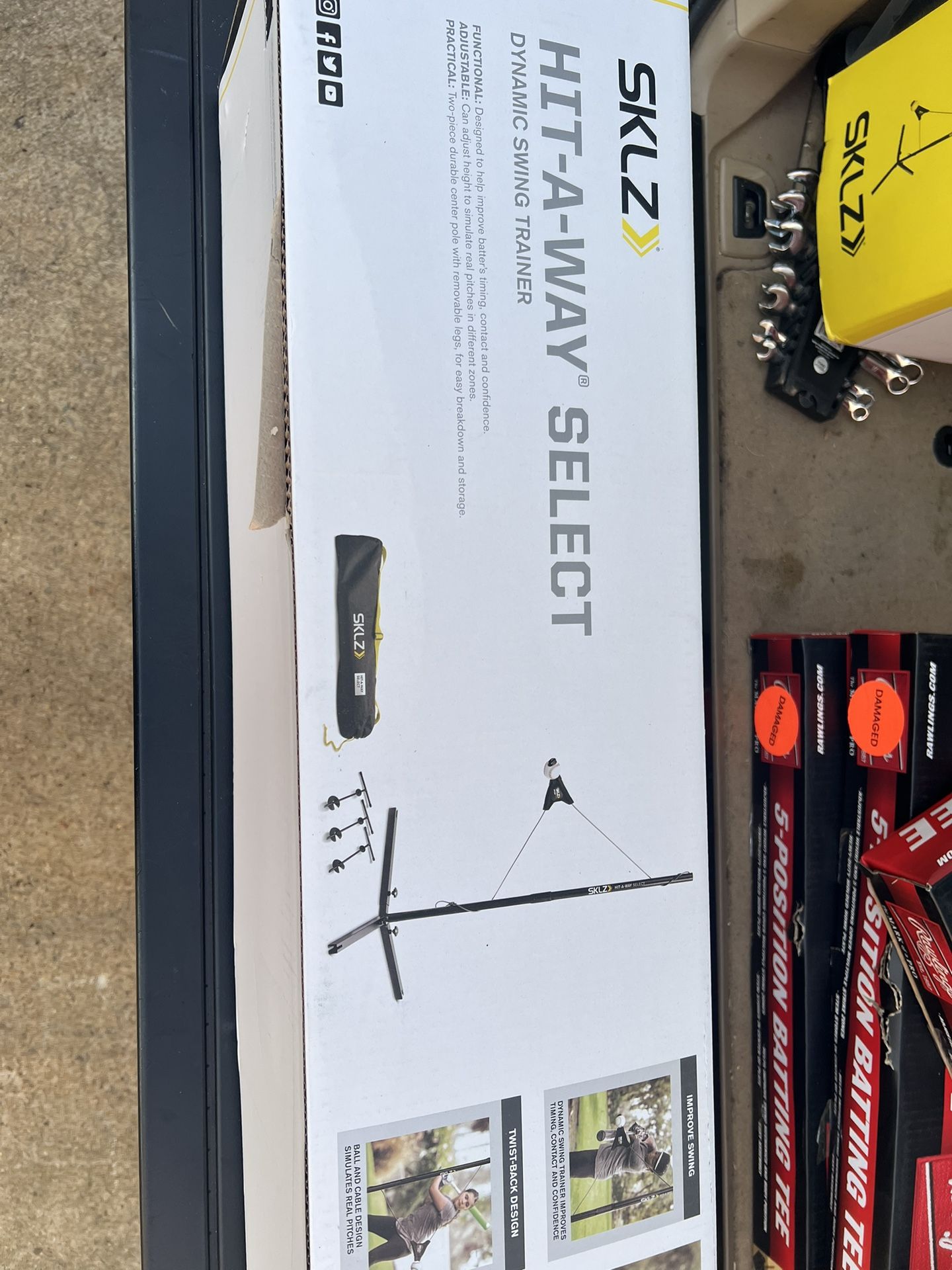 Hit-Away Select  BRAND NEW!  BASEBALL TRAINING EQ.  65% Off