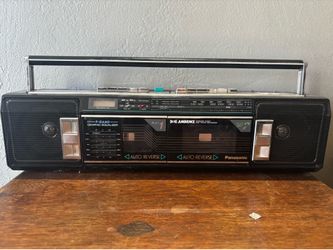Vintage Panasonic RX-FW32 Dual Cassette AM/FM Boombox
