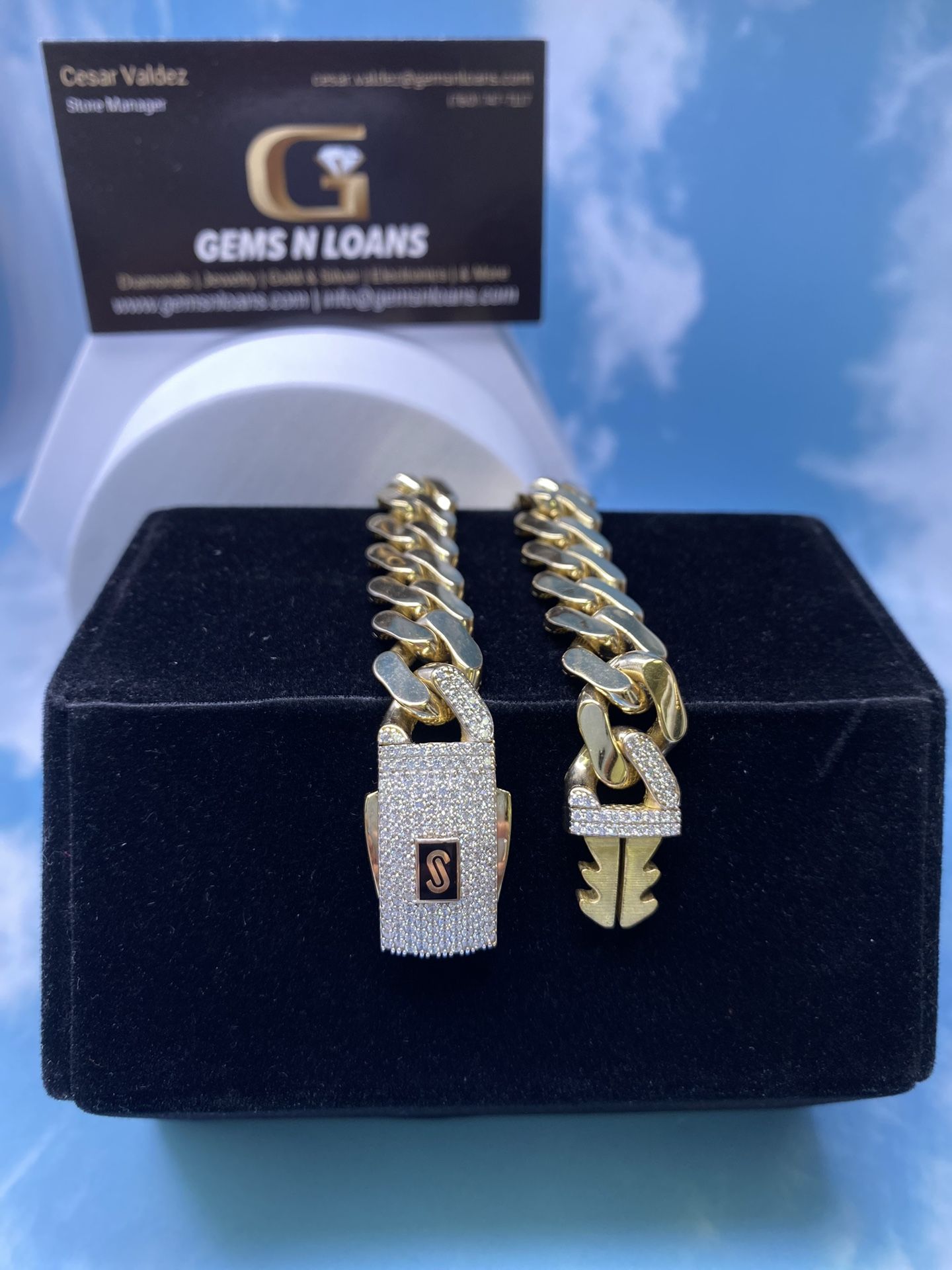 10K Monaco Bracelet