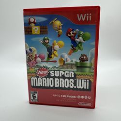 New Super Mario Bros. Wii (Nintendo Wii, 2009) Complete CIB Tested Works