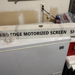 8k zero edge motorized screen SI-72 black diamond