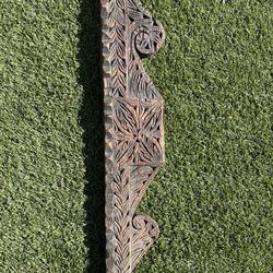 ANTIQUE VINTAGE HAND CARVED