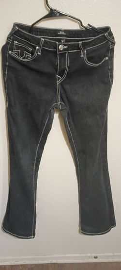 True Religion Black Jeans Boot Cut (Size 28)