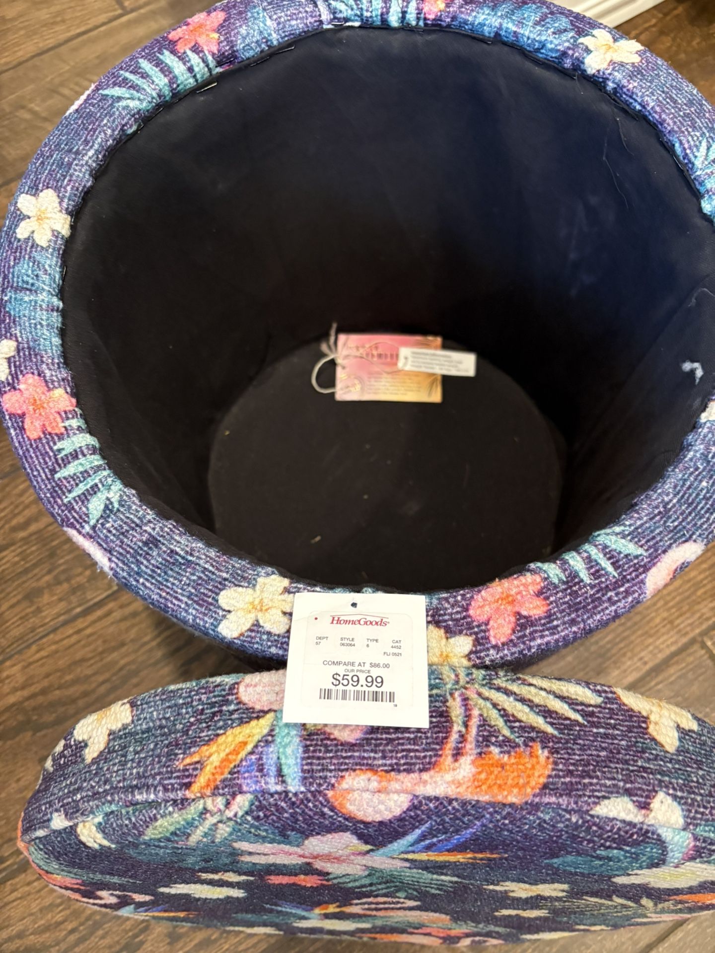 Ottoman Storage Tropical - HomeGoods