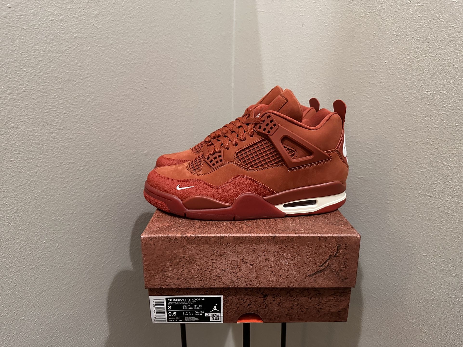 Nike Air Jordan 4 Brick By Brick Bike Size 8
