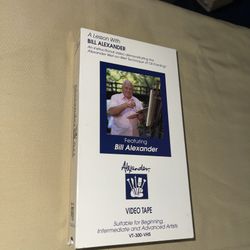 A lesson with bill Alexander vhs