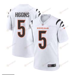 Cincinnati Bengals Tee Higgins stitched jersey message for size availability 