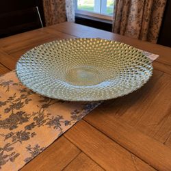 Blue/green large plate 15.75” diameter