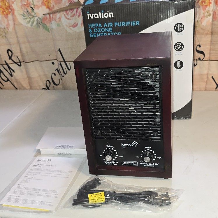 Ivation 5-in-1 HEPA Air Purifier & Ozone Generator