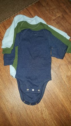Carter's Long sleeve onesies 3months