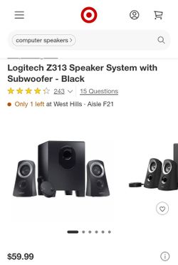 Wired Logitech Speakers 