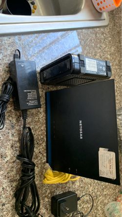 Cable mottom and router WiFi