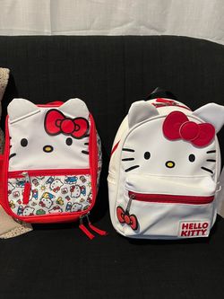 Hello Kitty small  backpack and lunch bag