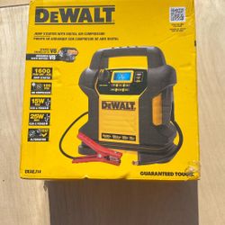 Dewalt  Jump Starter With Digital Air Compressor. DXAEJ14