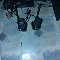 2 Way 16 Channel Walkie Talkies With Charging Bases