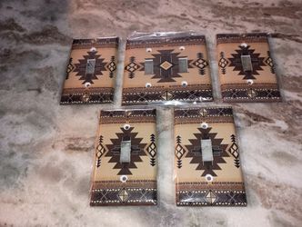 Tribal Light Switch Covers