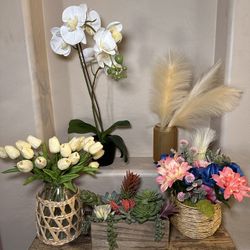 Faux Plant/ Flower Bundle
