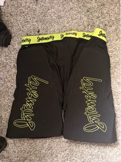 Intensity black softball sliding shorts