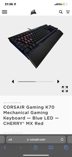 CORSAIR K70 LUX mechanical Keyboard (blue Light)